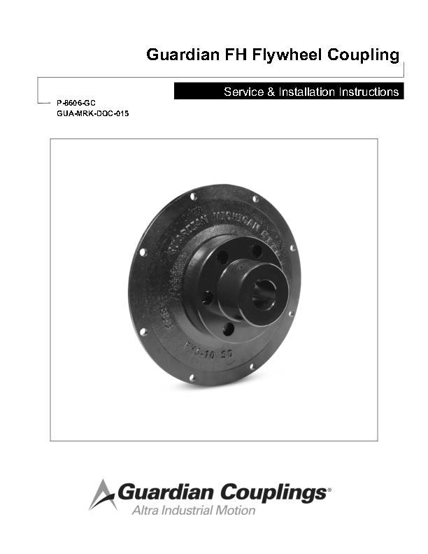 FH Flywheel Coupling Service & Installation Instructions