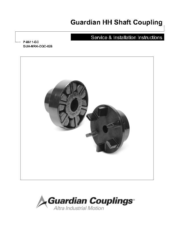 HH Shaft Coupling Service & Installation Instructions
